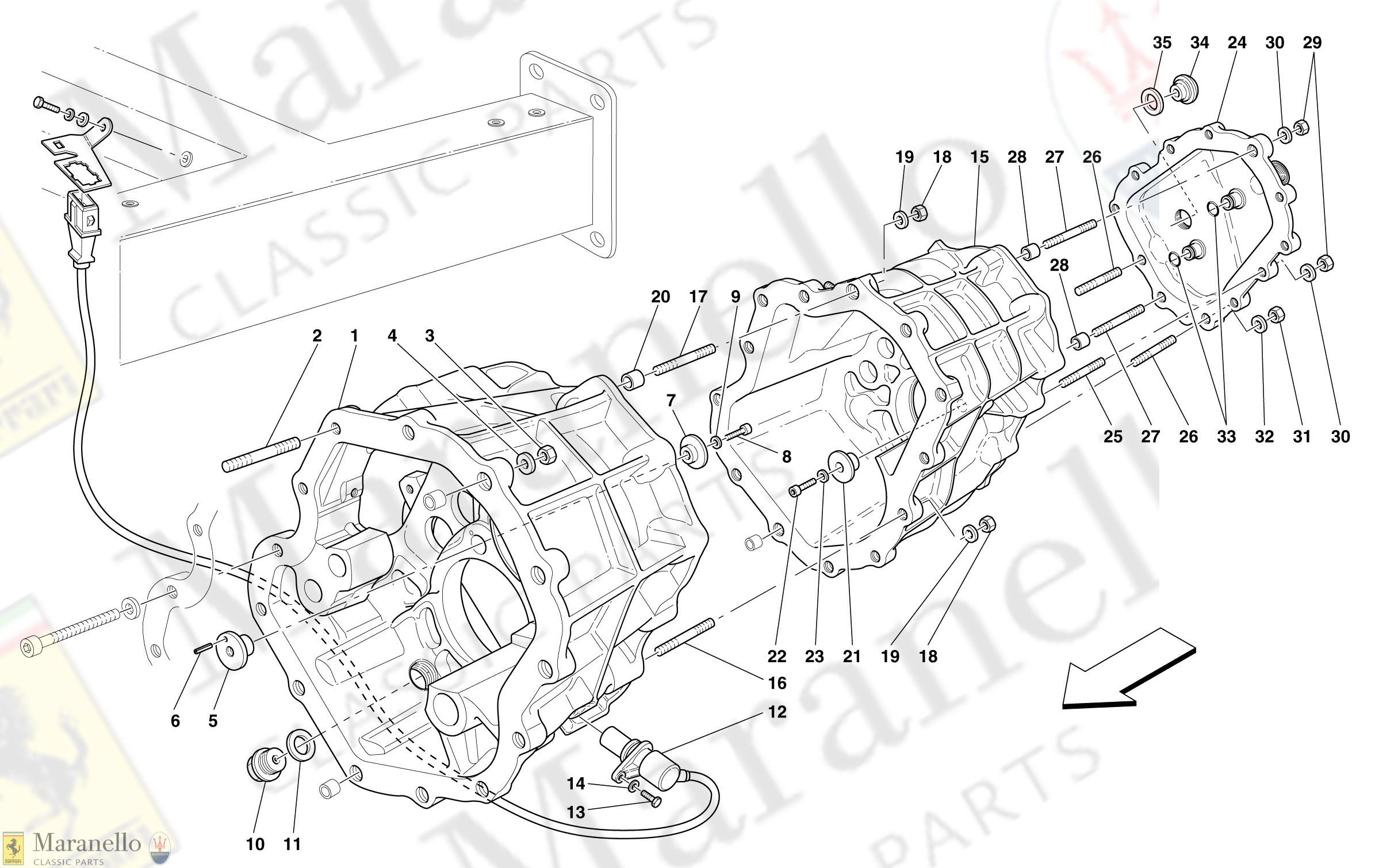 C 26 - Gearbox - Rear Part Gearboxes Housing And Cover