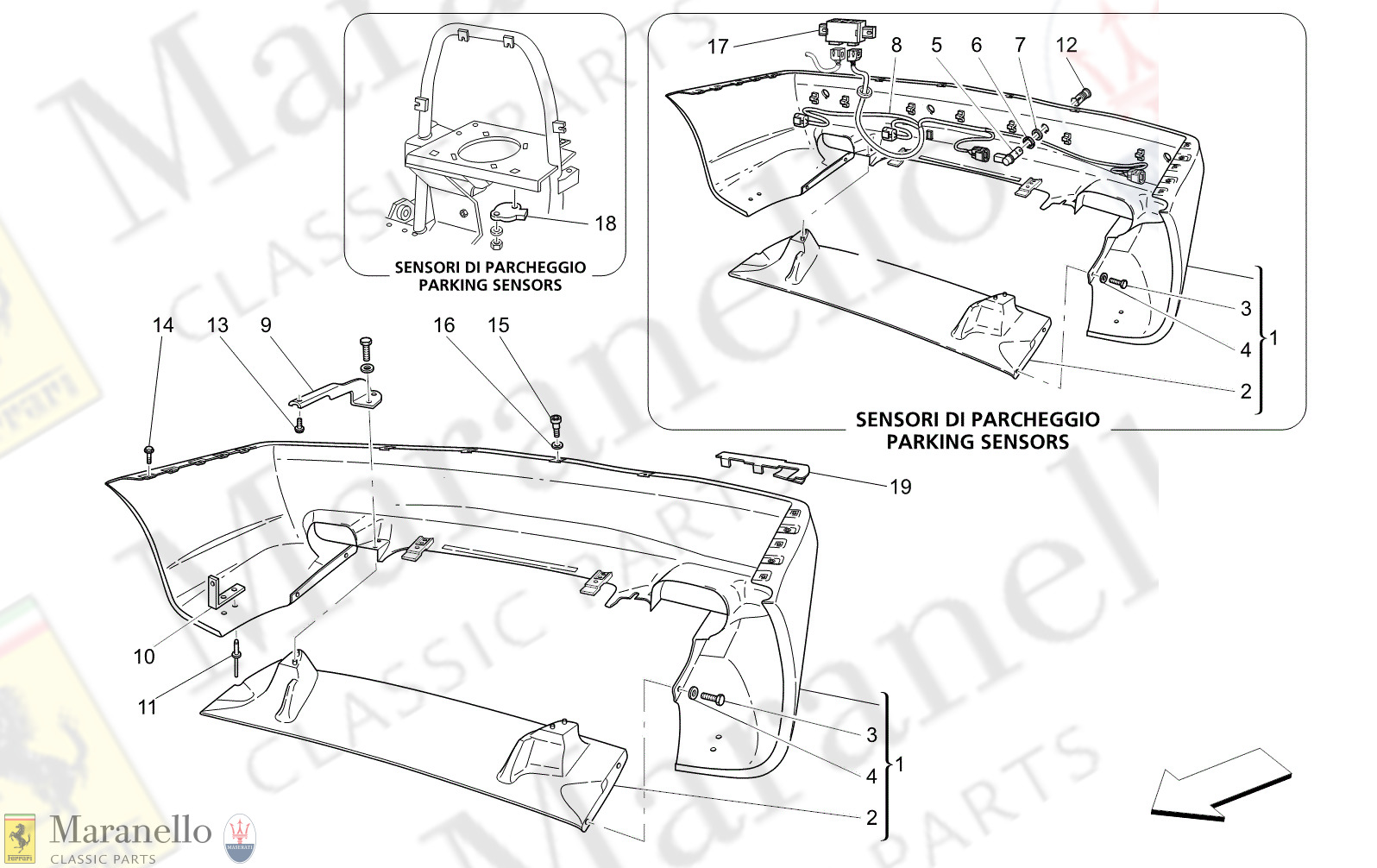 C9.11 - 11 - C911 - 11 Rear Bumper