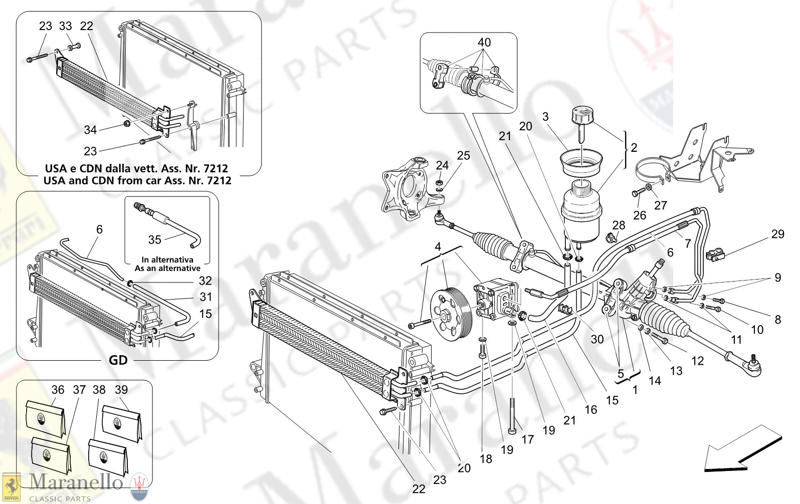 M5.10 - 11 - M510 - 11 Steering Rack And Hydraulic Steering Pump