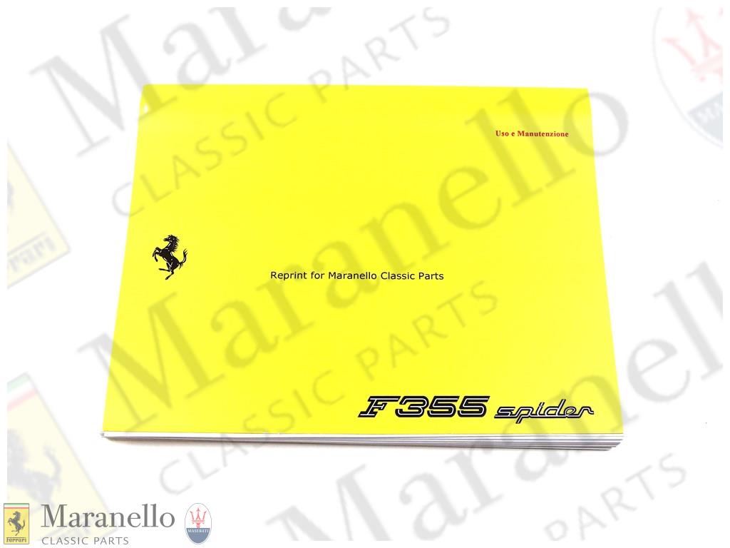 F355 Spider Owners Manual (Reprint)