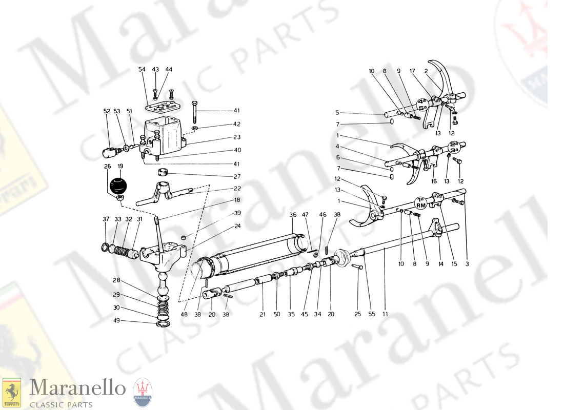 023 - Gearbox Controls (Up To Car No. 17535)