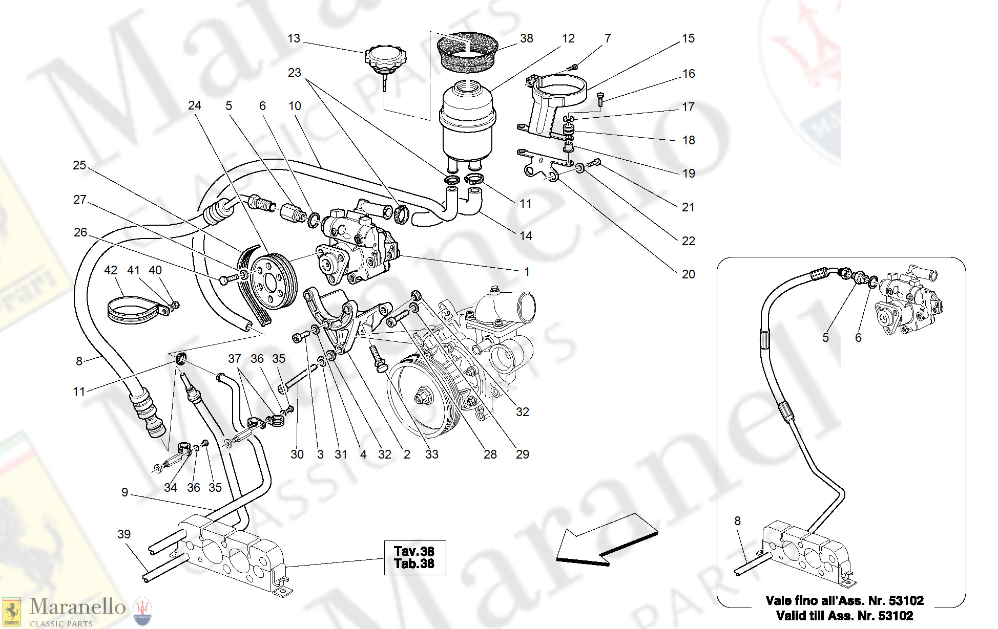 045 - Hydraulic Steering Pump And Tank