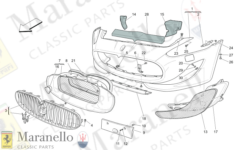 09.10 - 1 FRONT BUMPER       Available with GRANCA