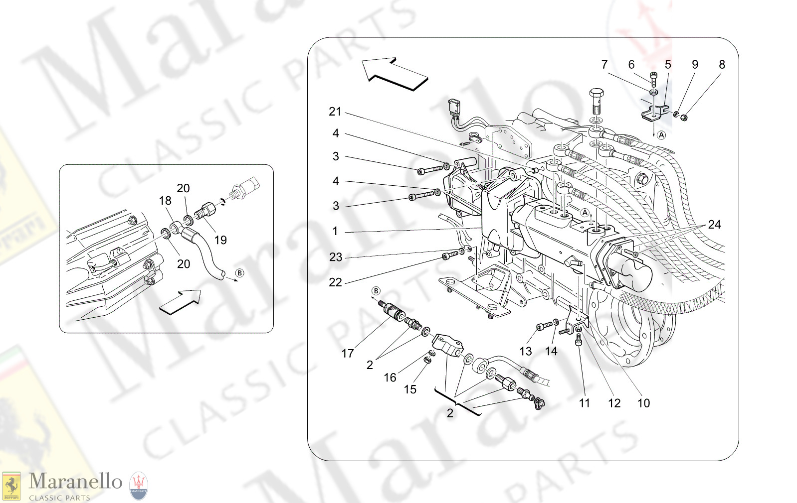 02.01 - 1 - 0201 - 1 Actuation Hydraulic Parts For F1 Gearbox
