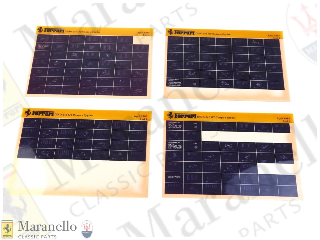 Microfiche 246 GT/S Parts Catalogue