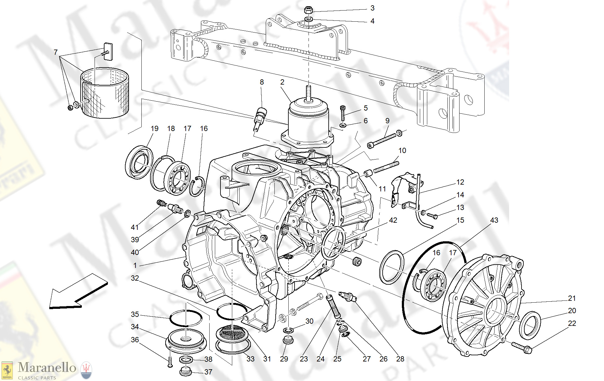 024 - Gearbox / Differential Housing